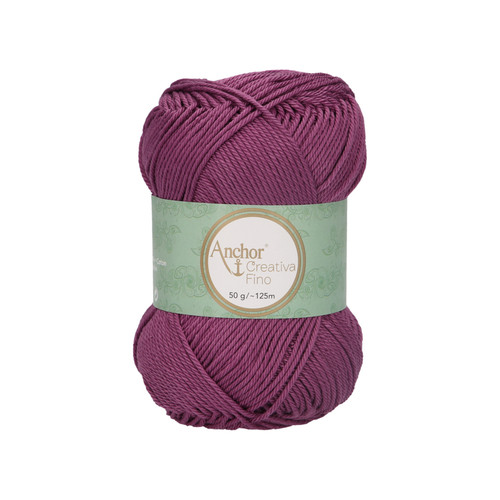 Creativa Fino: 4 Ply: 50g: Ball by Anchor Colour 0240