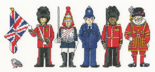 God Save The King Counted Cross Stitch Kit By Bothy Threads