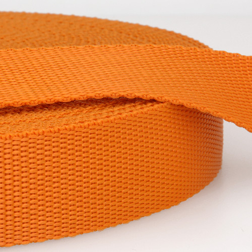 Trim: Webbing: Polypropylene: 1m x 40mm: Orange