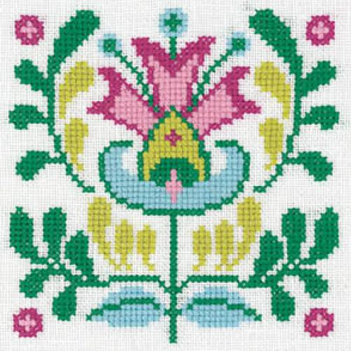 Garden Delight Cross Stitch Kit by CWOC