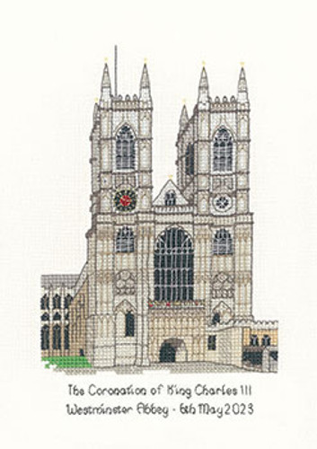Westminster Abbey - Coronation Edition Cross stitch Kit by Heritage