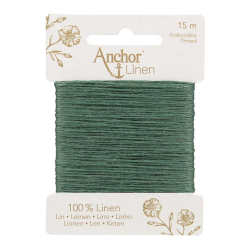 Linen Embroidery Thread 15m Jade