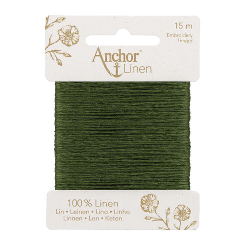 Linen Embroidery Thread 15m Leaf