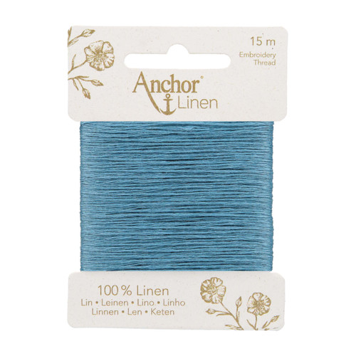 Linen Embroidery Thread 15m Teal
