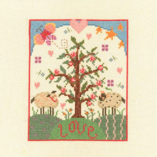 All You need is love Cross Stitch Kit by CWOC
