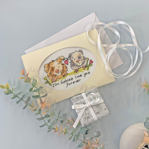 I'm Guinea Love You Forever Counted Cross Stitch Kit By Bothy Threads