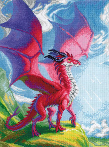 Your Mighty Dragon Counted Cross Stitch Kit By Riolis