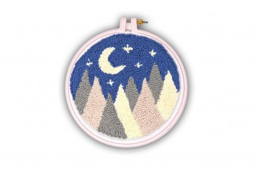 Mountain Moonlight Punch Needle Kit By CWOC