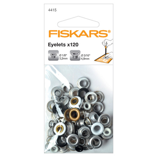 Eyelets: Round: 3.2mm, 4.8mm: 120 pieces