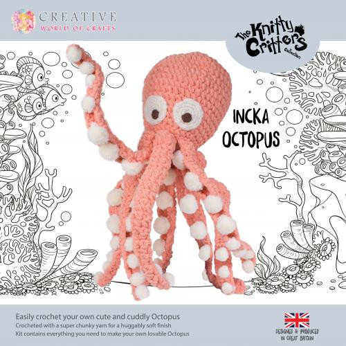 Incka Octopus Crochet Kit by Knitty Critters