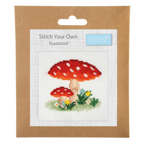 Toadstool Counted Cross Stitch Kit by Trimits