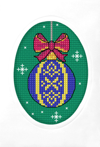 Christmas Bell Card Cross Stitch Kit By Orchidea
