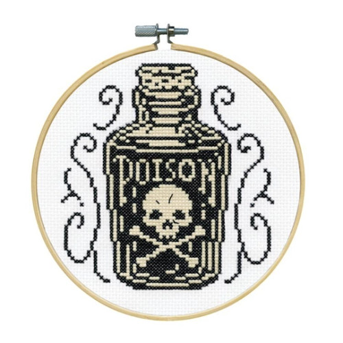Poison Hoop Counted Cross Stitch Kit by Design works