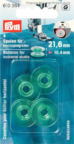 Bobbins horizontal shuttle plastic 21.6mm x 4pc