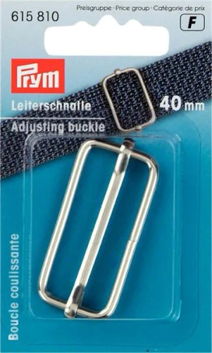 Adjusting Metal Buckle for Bags/Rucksacks 40mm by Prym