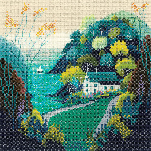 Hidden Valley Cross Stitch Kit by Mel Rodicq