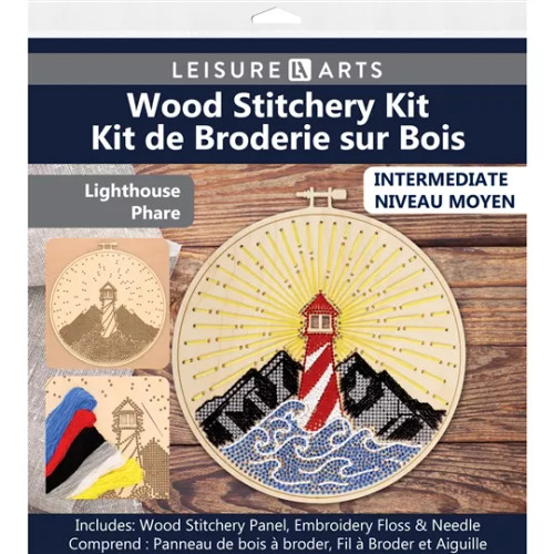Lighthouse Wood Stitchery Shapes Kit By Leisure Arts