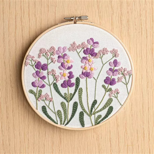 Lavender Haze Freestyle Embroidery Kit By Leisure Arts