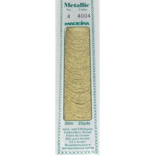 Madeira Mouliné Metallic Cotton 20m: 4004 Brass