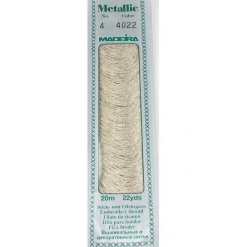 Madeira Mouliné Metallic Cotton 20m: 4022 Gold Dust