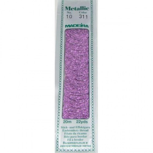 Madeira Metallic Perlé Cotton 20m: 311 Azulea