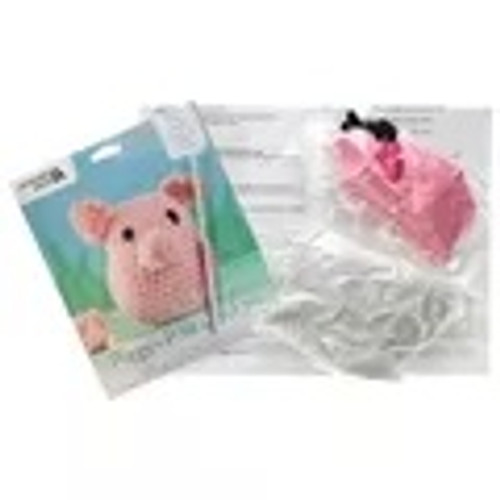 Crochet Pudgies - Piggy Crochet Kit By Leisure Arts