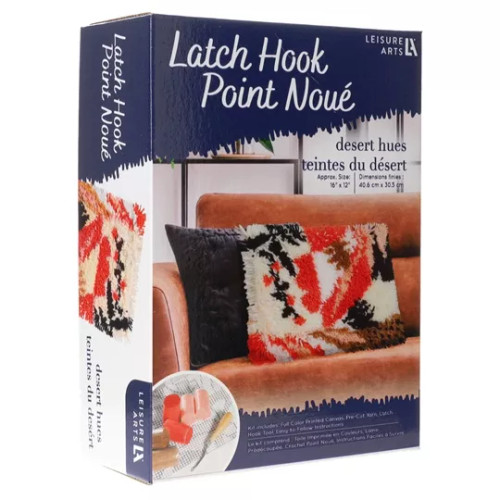Desert Hues Latch Hook Kit By Leisure Arts