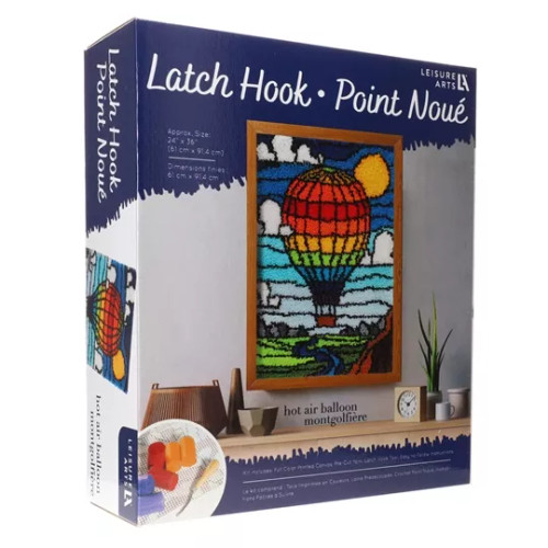 Hot Air Balloon Latch Hook Kit By Leisure Arts