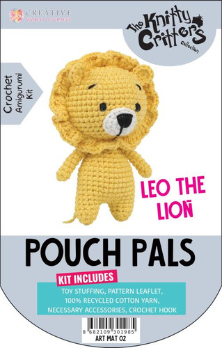 Pouch Pal – Leo The Lion by Knitty Critters