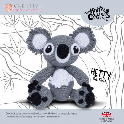 Hetty The Koala Crochet Kit by Knitty Critters