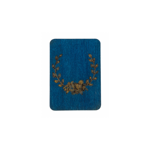 Wooden Needle Case Blue By Kind Fox
