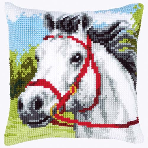 White Horse Chunky Cross Stitch Kit by Vervaco