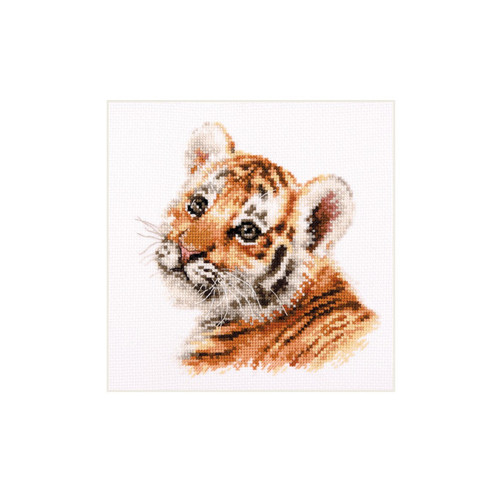 Tiger Cub Counted Cross Stitch Kit by Alisa