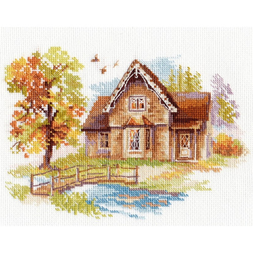 September House Cross Stitch Kit by Alisa