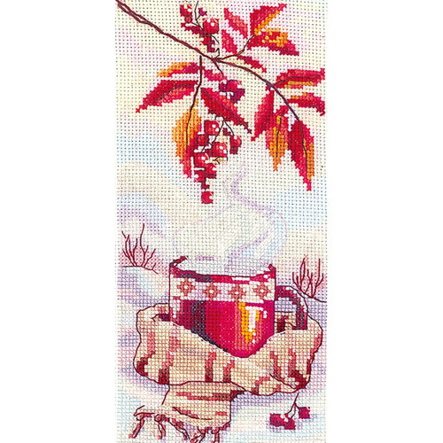 Hot Tea Cross Stitch Kit by Andriana