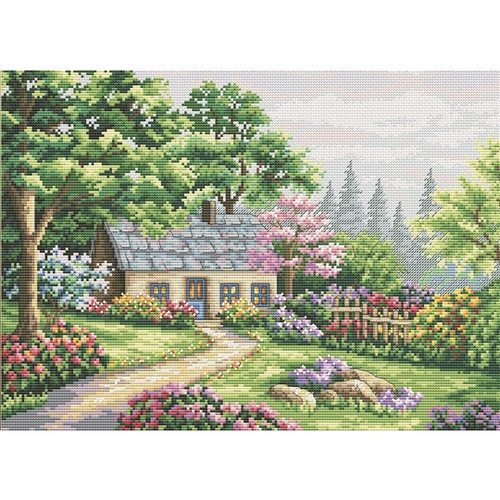 Summer Silence Counted Cross Stitch Kit By VDV