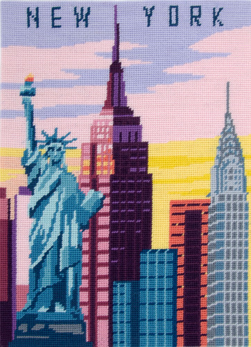 New York Tapestry Canvas only By DMC 