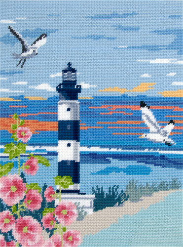 Light House Tapestry Canvas Only By DMC 