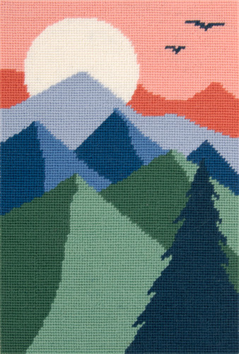 Mountains Tapestry Canvas only by DMC