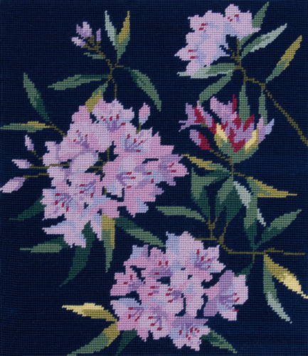 Rhododendrons Tapestry Canvas By DMC 
