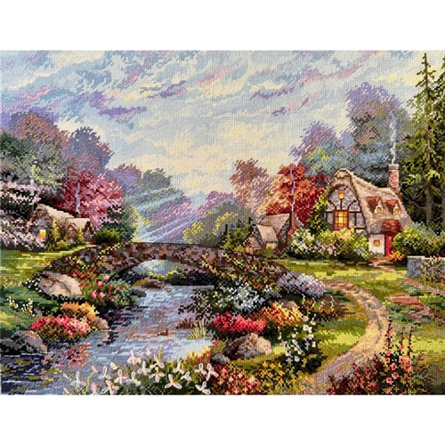 Springtime Glory Counted Cross Stitch Kit By Merejka