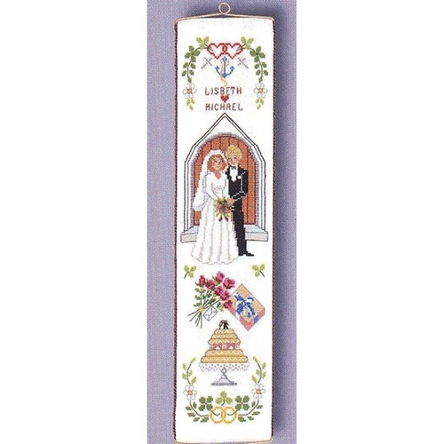 Wedding Bellpull Counted Cross Stitch Kit By Permin