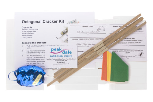 White Octagon Cracker Kit Makes 6