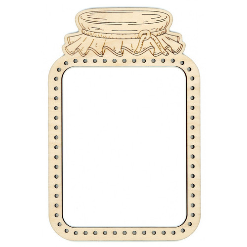 Small Jar Frame for Cross Stitch