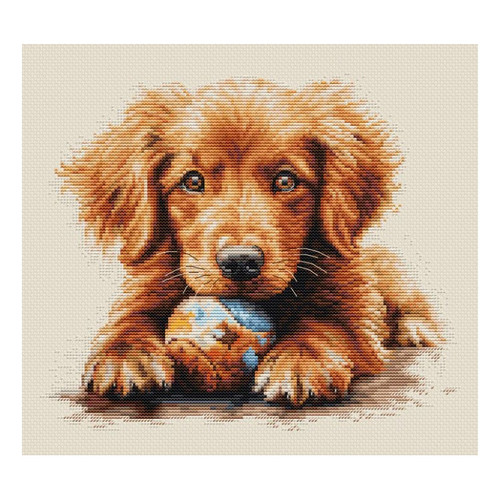 Play Time Counted Cross Stitch Kit by Luca-S