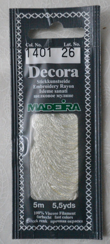 Madeira Decora No. 6 Embroidery Thread 5m: 1401