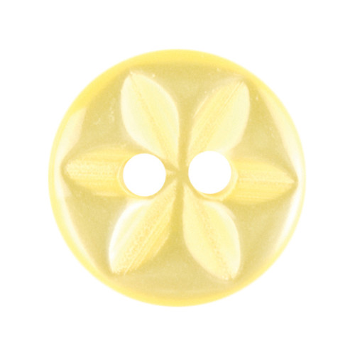 1 Button Yellow 11mm Code A ABC Buttons