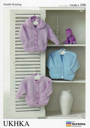 Pattern: Double Knitting: Cardigans 3 styles