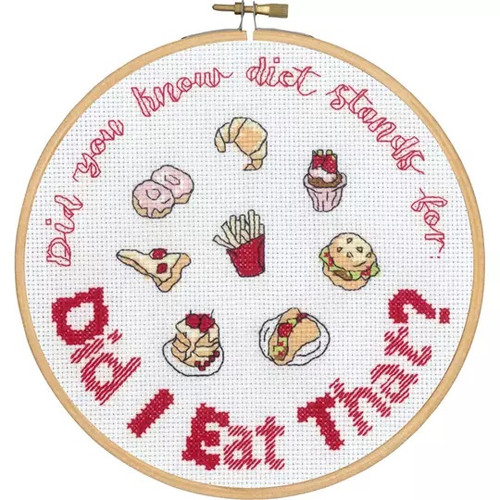 Did I Eat That Counted Cross Stitch Kit By Permin