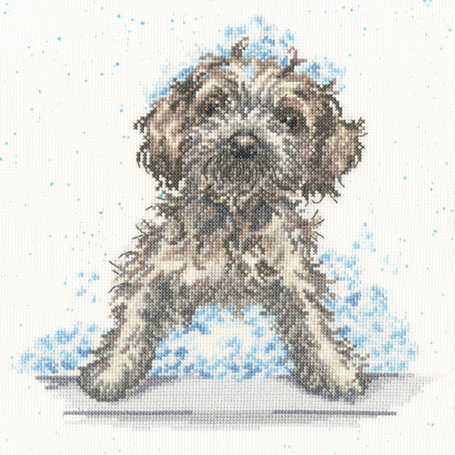 Bubbles And Barks Counted Cross Stitch Kit by Bothy Threads